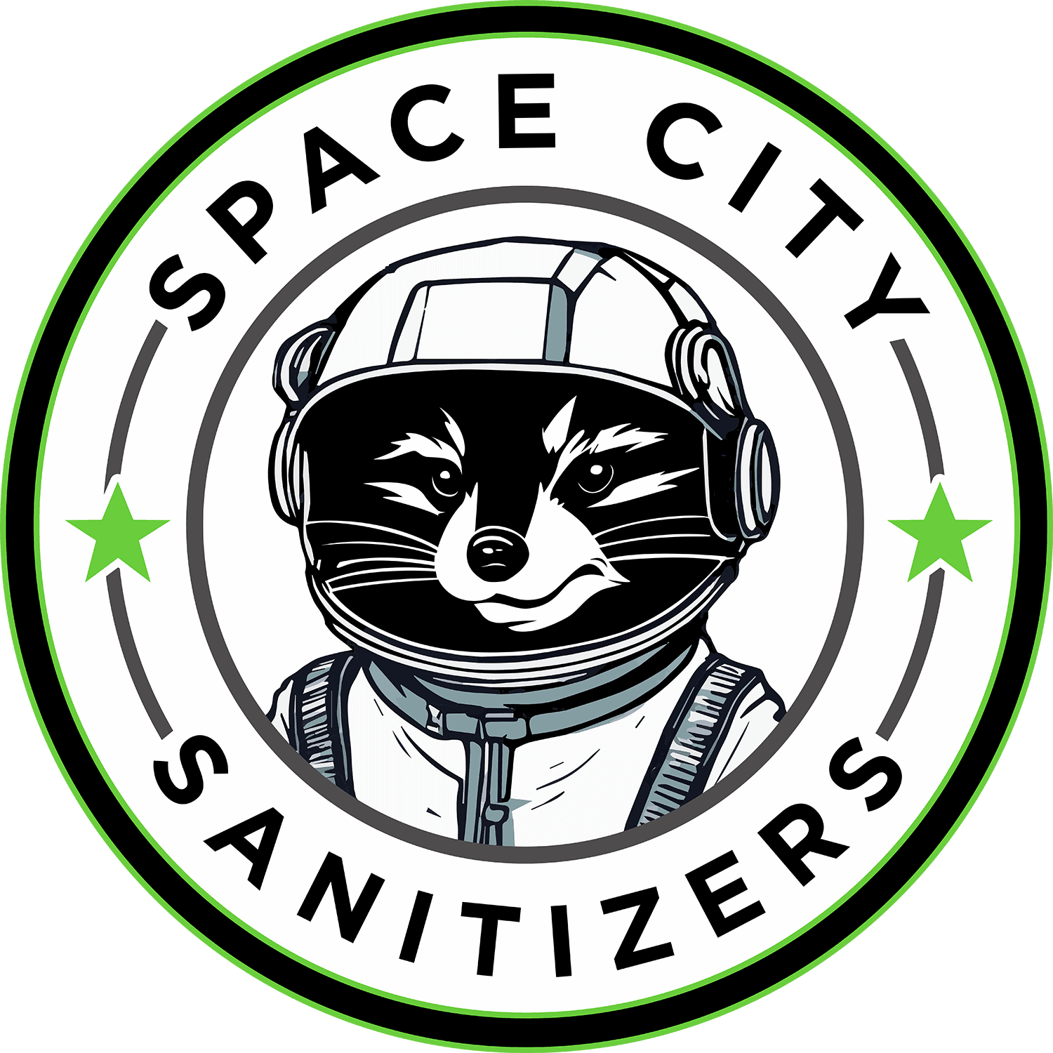 Space City Sanitizers logo – parent company of Hoard Rescue providing hoarding and biohazard cleanup services.
